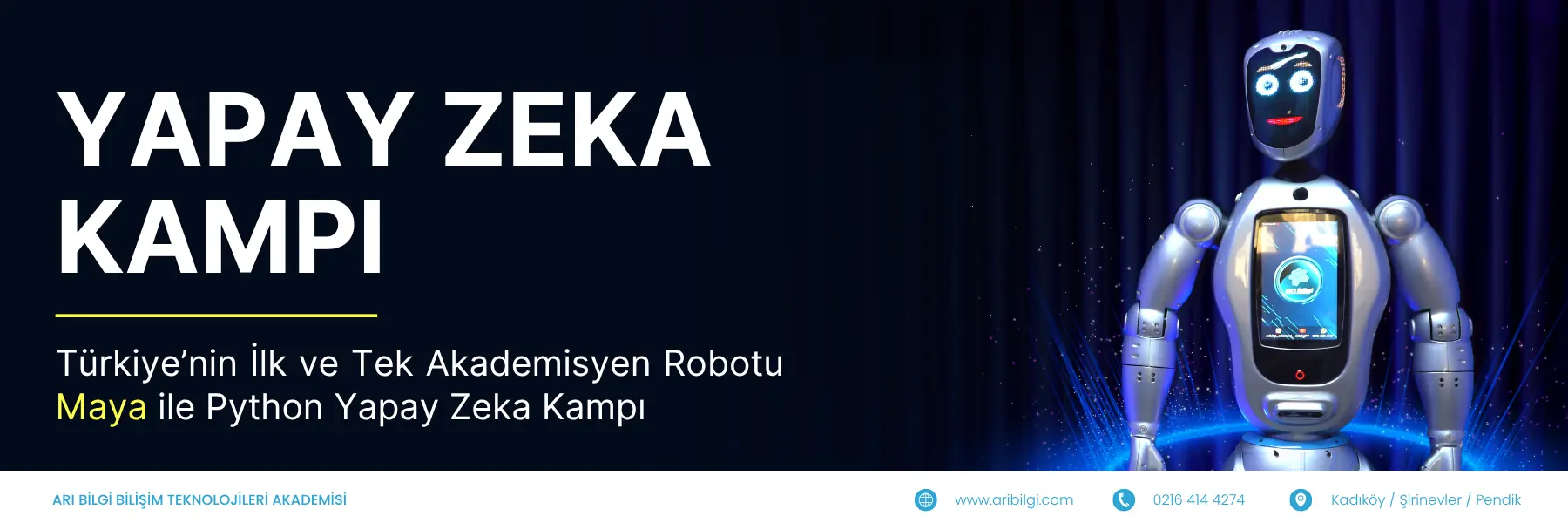Akademisyen Maya Banner